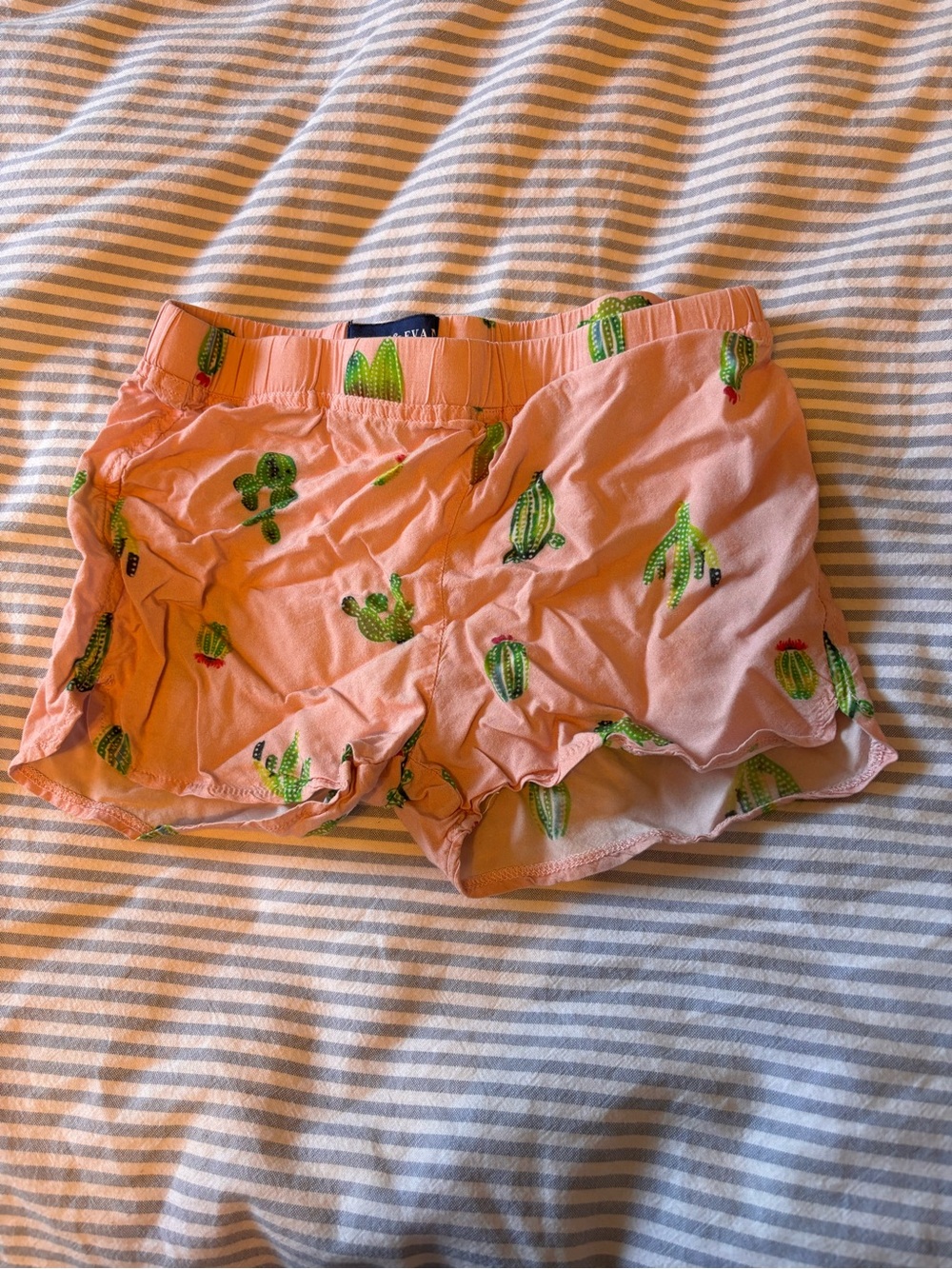 Andy & Evan Pink Cactus Print Girls' Shorts